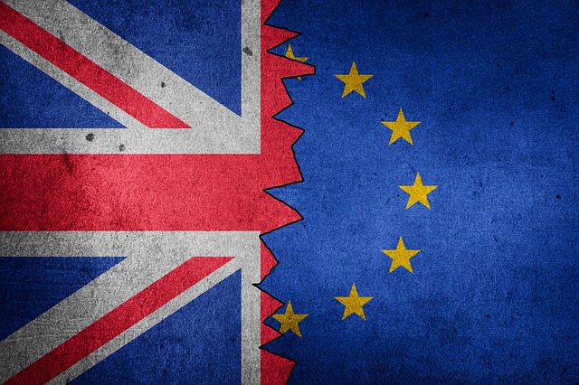 UK and EU flags