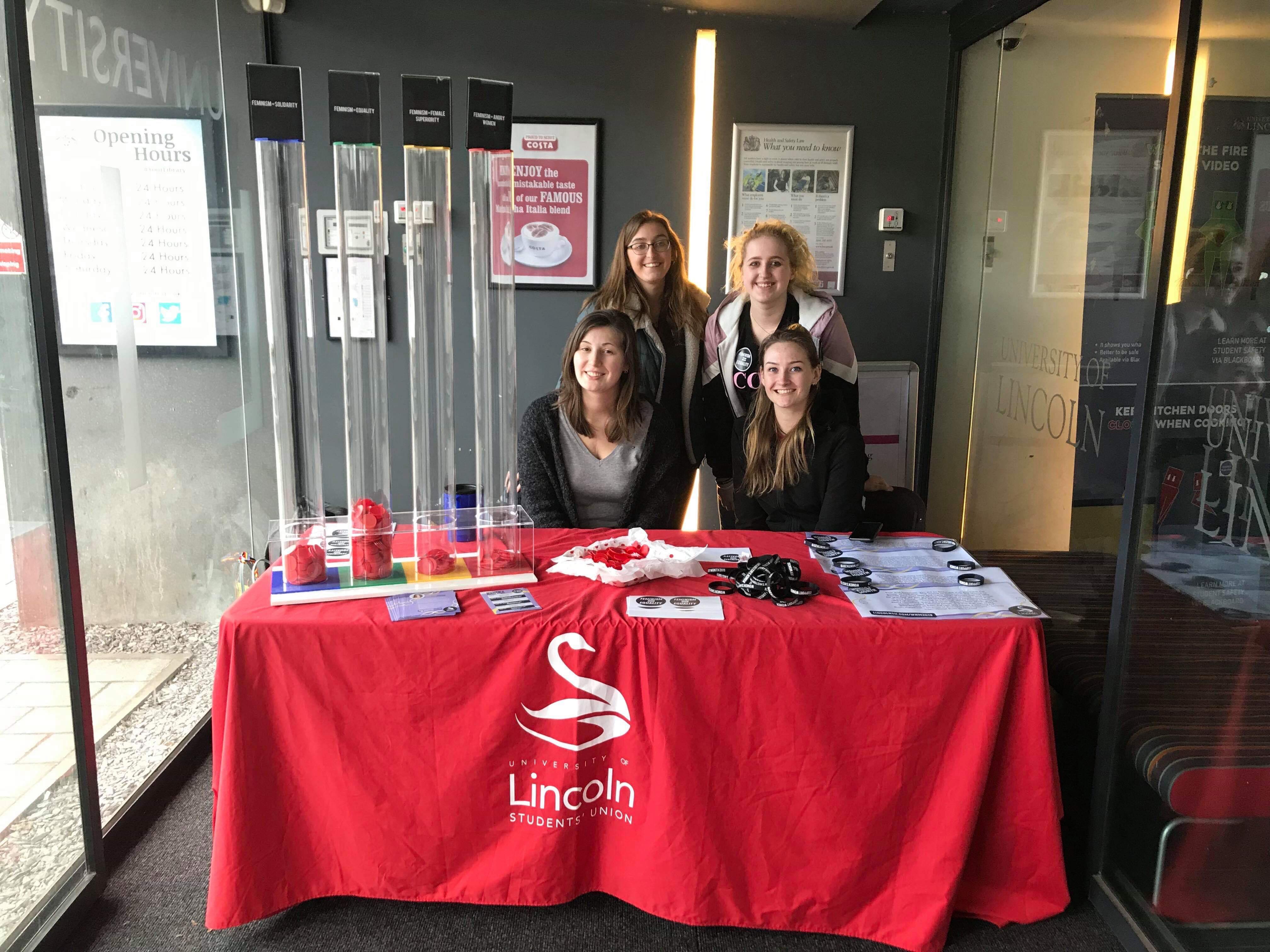 The Solidarity Campaign on campus.
Photo: Alexandra Bentley