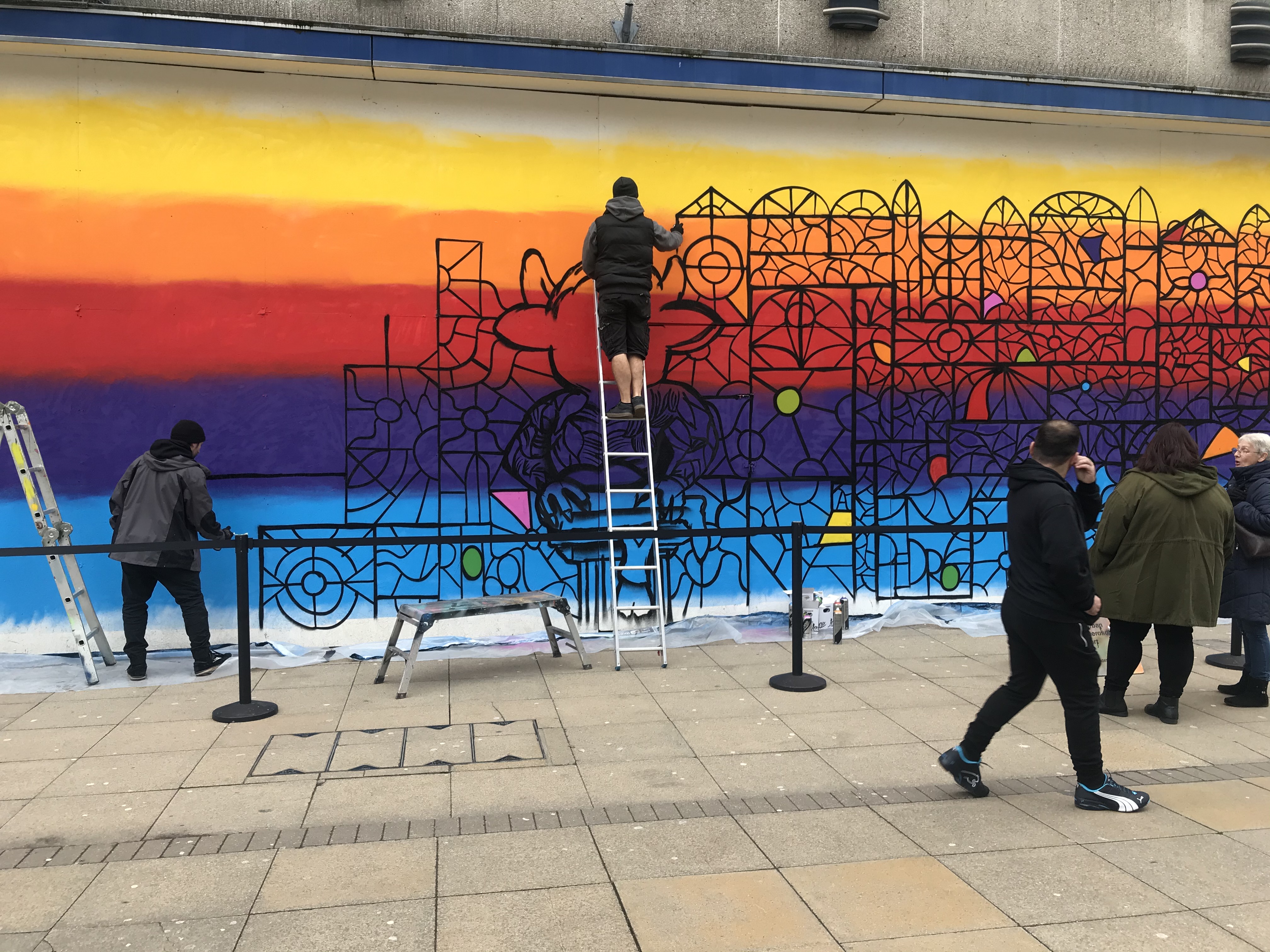 Lincoln High Street Mural