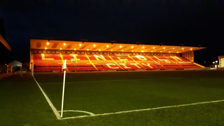 The Co-Operative stand at LNER Stadium. Photo: Aaron Mayhew