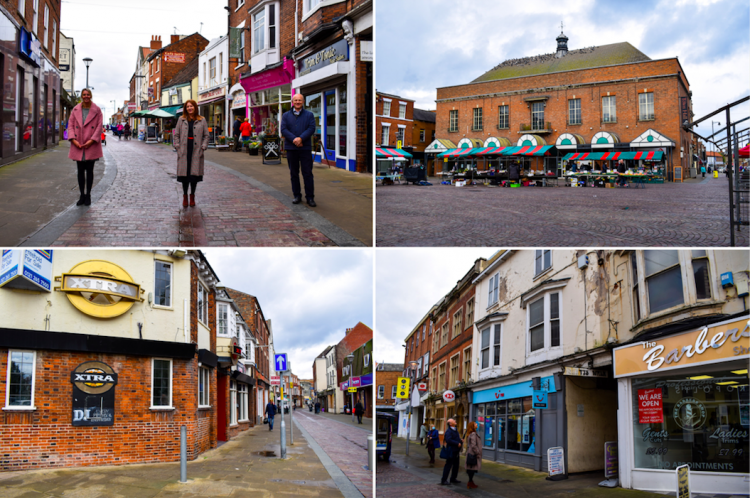 Restoration work begins on parts of Gainsborough. Photo Credit: West Lindsey District Council