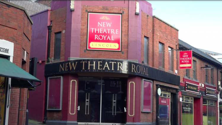 Ouside of Lincoln's New Theatre Royal. Photo: Sophie Smith