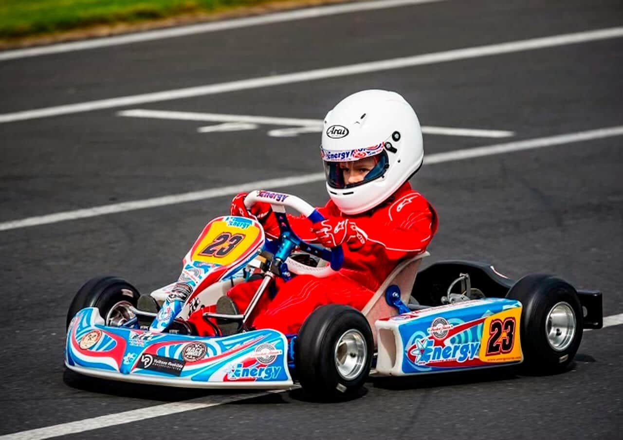 Luca køre Gokart