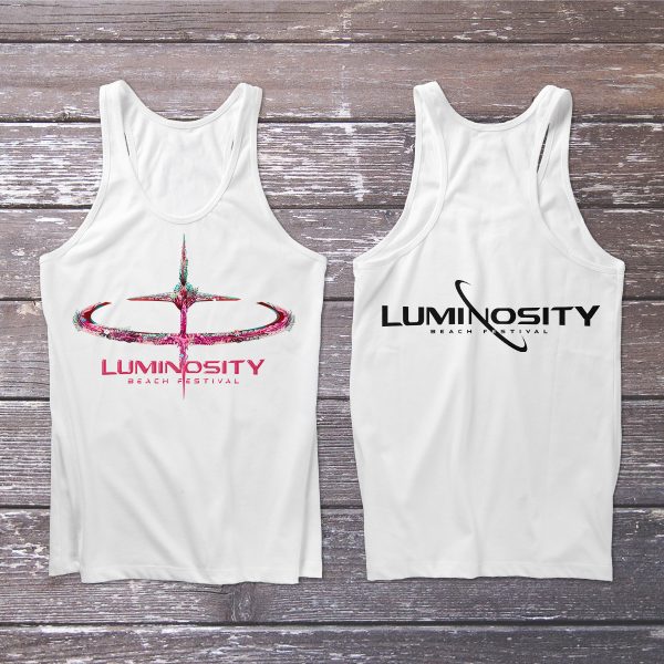 Tanktop Pink Flower Star (New Luminosity Logo) - Image 2