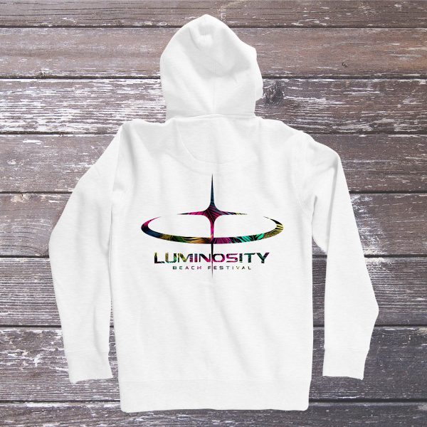 Zipped Hoodie Multicolour Palm Star (New Luminosity Logo) - Image 2