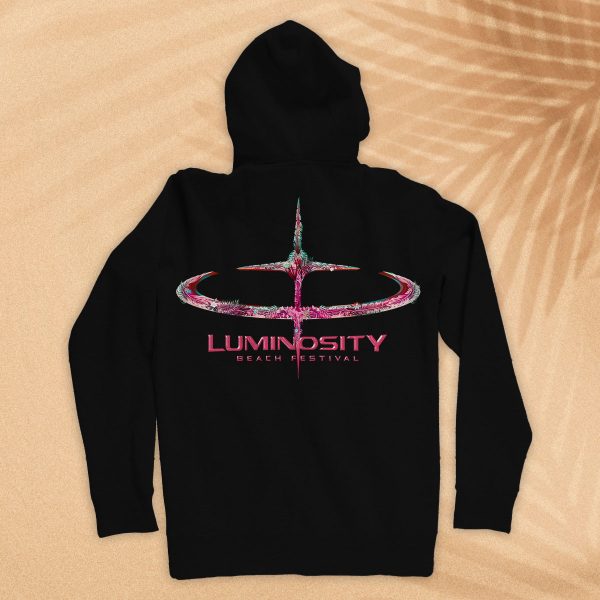 Zip Hoodie Pink Flower Star (New Luminosity Logo) - Image 5