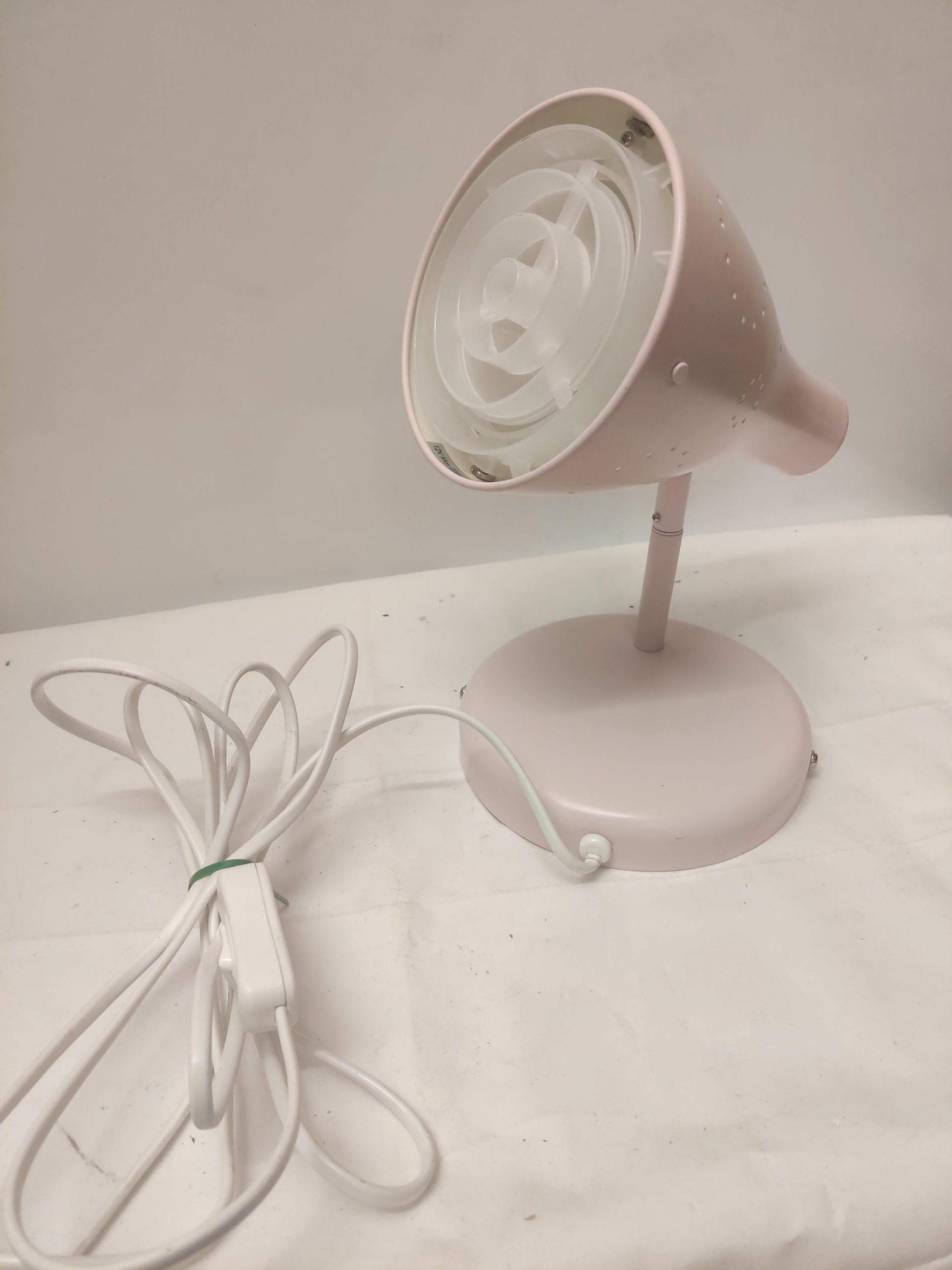 Rosa sengelampe LED