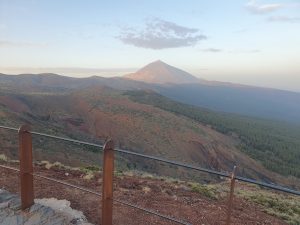 På vej til vulkanen Teide