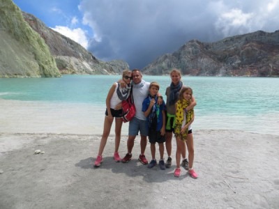 Une famille de sportif à Bali