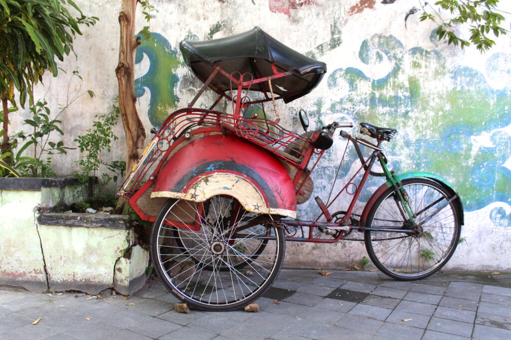 Indonésie – Rickshaw,