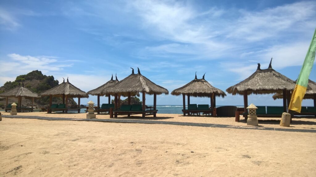 plage, Lombok, Indonésie