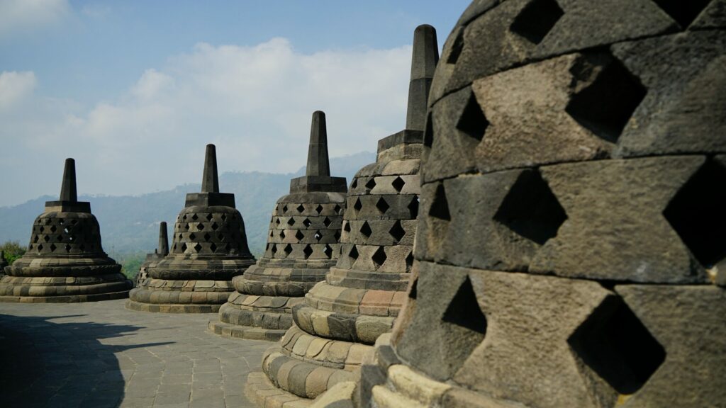 borobudur temple, Java, Indonésie