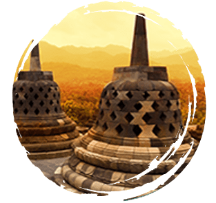 temple de Borobudur à Java