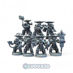 Blacksteel gladiator set by immaterium gods miniatures