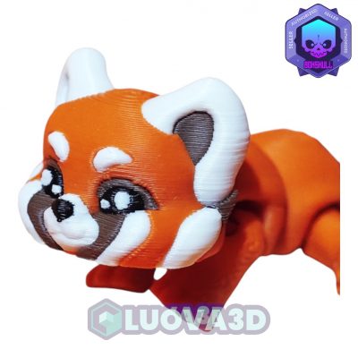 Redpanda articulated and cute keychani