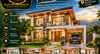 4 bedroom Modern House and Lot Preselling for Sale in Mameltac San Fernando La Union