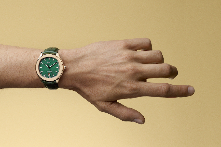 Piaget Polo Date & Squelette en Vert Horloger