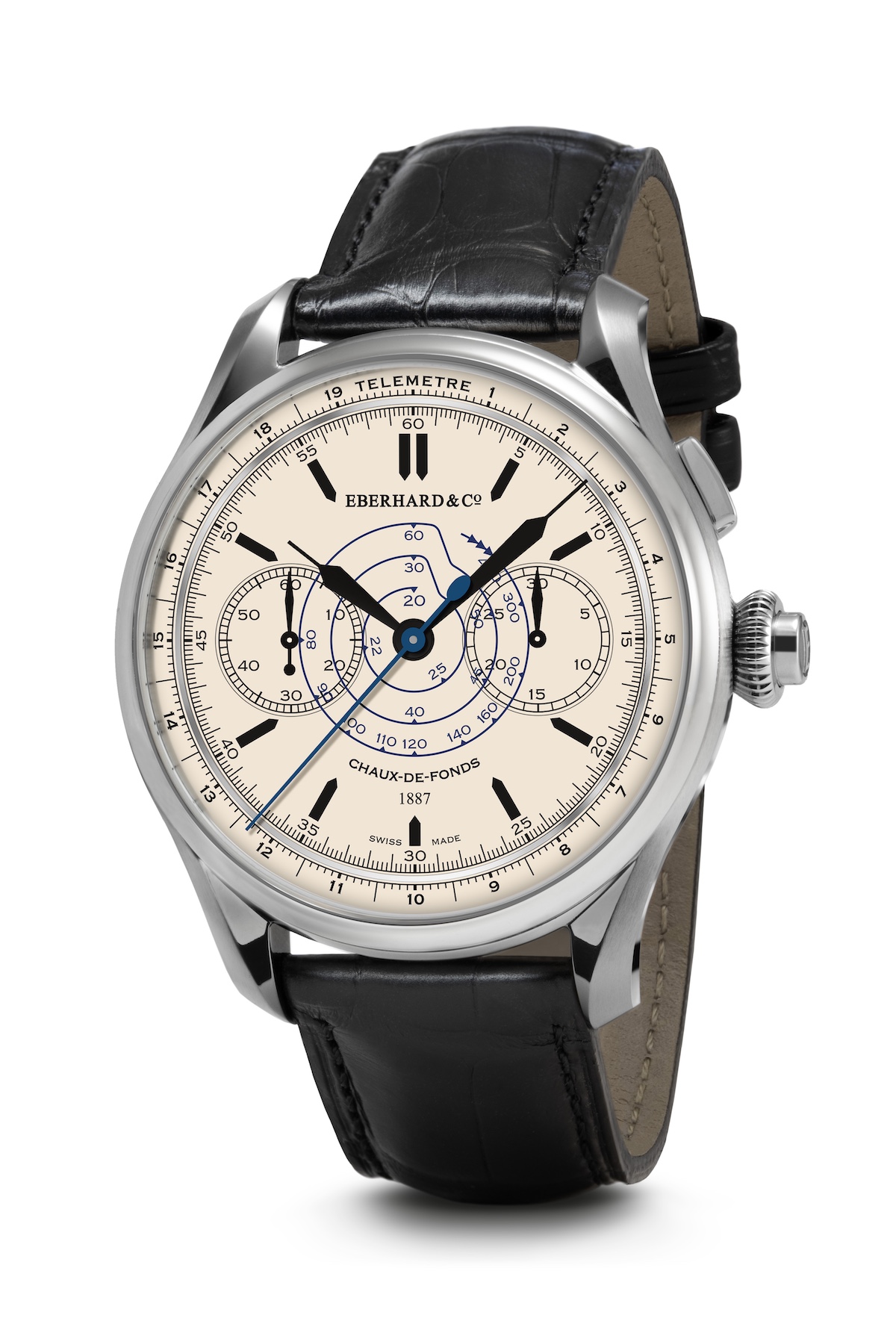 Eberhard & co dévoile un bel hommage patrimonial avec le Chronographe 1887 en édition limitée