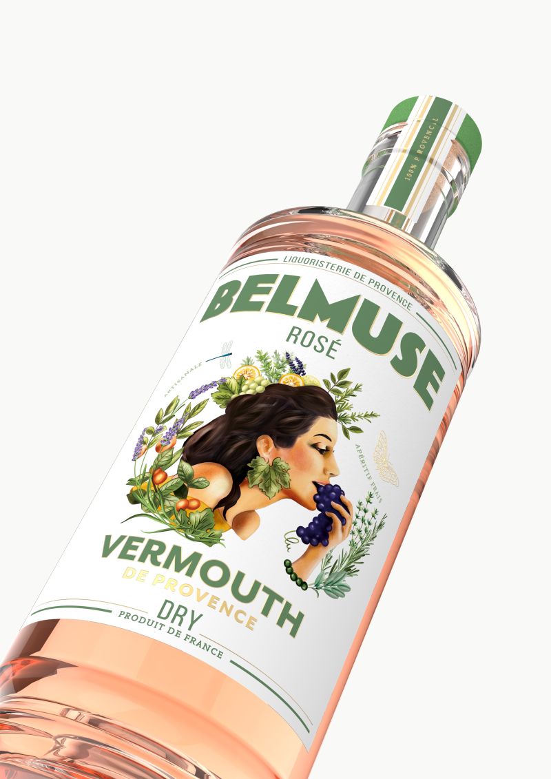 La liquoristerie de Provence donne le La au Vermouth Rosé avec BELMUSE
