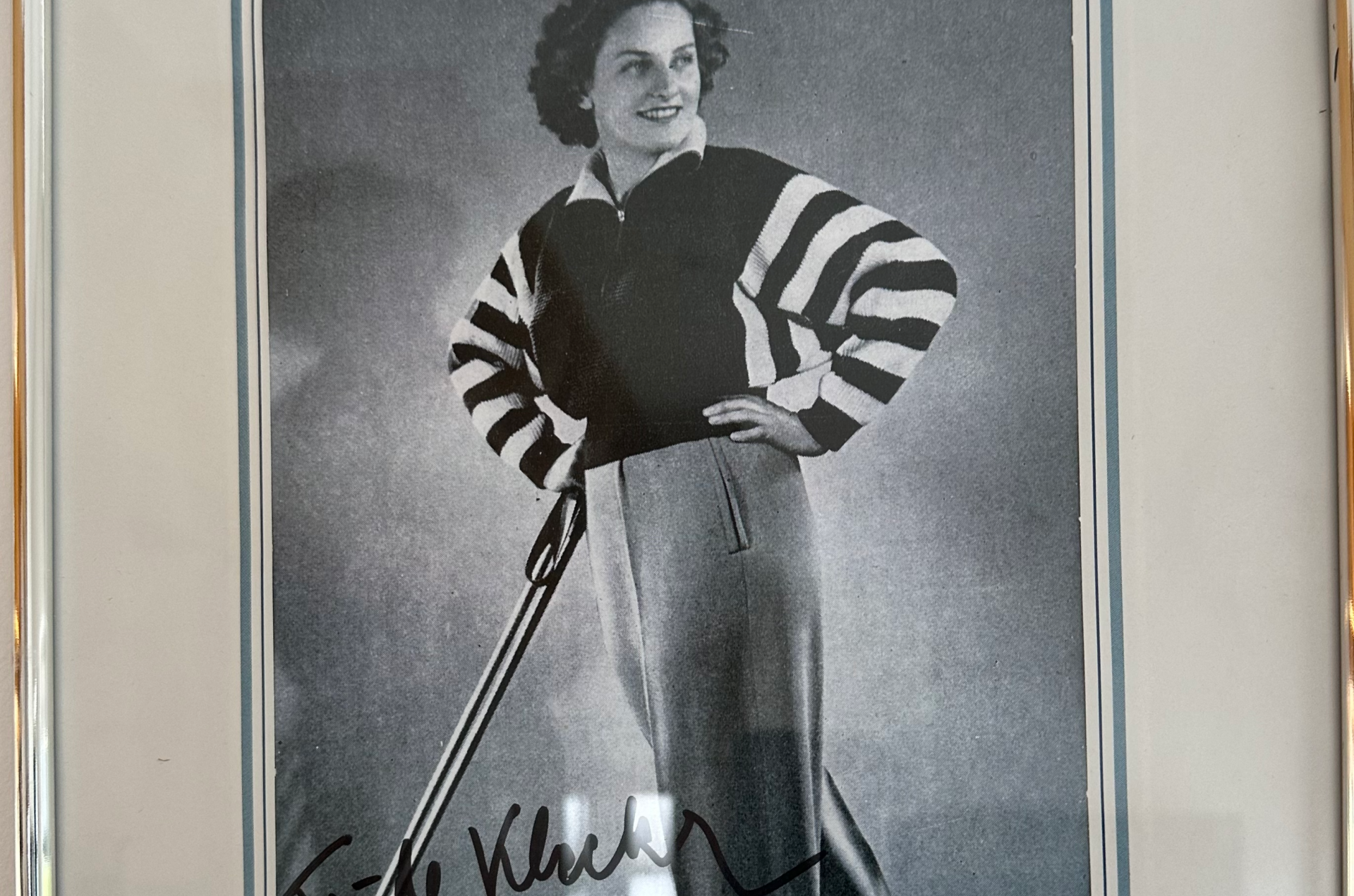 Trude Klecker in jungen Jahren
