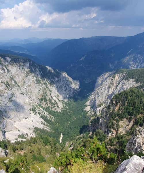 Ausblick auf das große Höllental