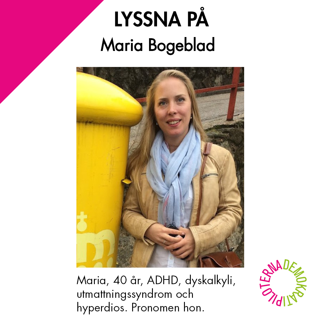 Lyssna på Maria Bogeblad