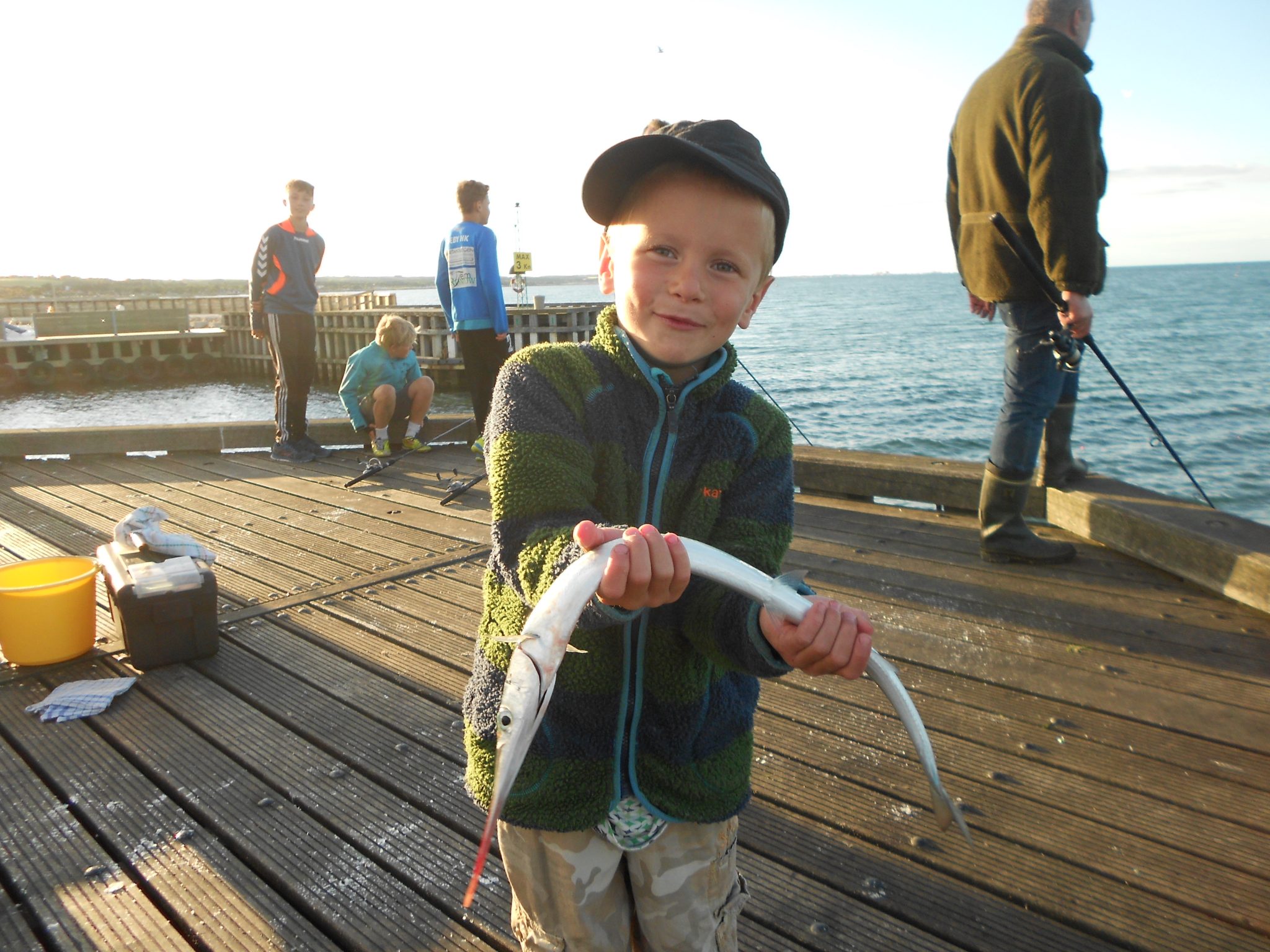 Sæby Havn er glimrende til at dyrke lystfiskeri fra.