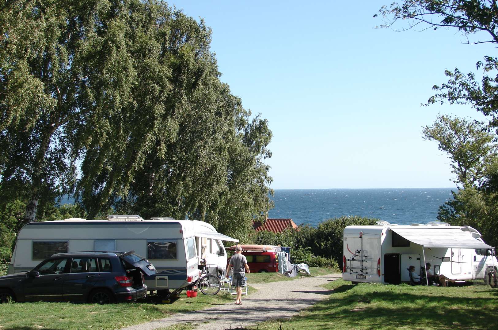 Camping og fiskeri på Sandkaas Familiecamping.