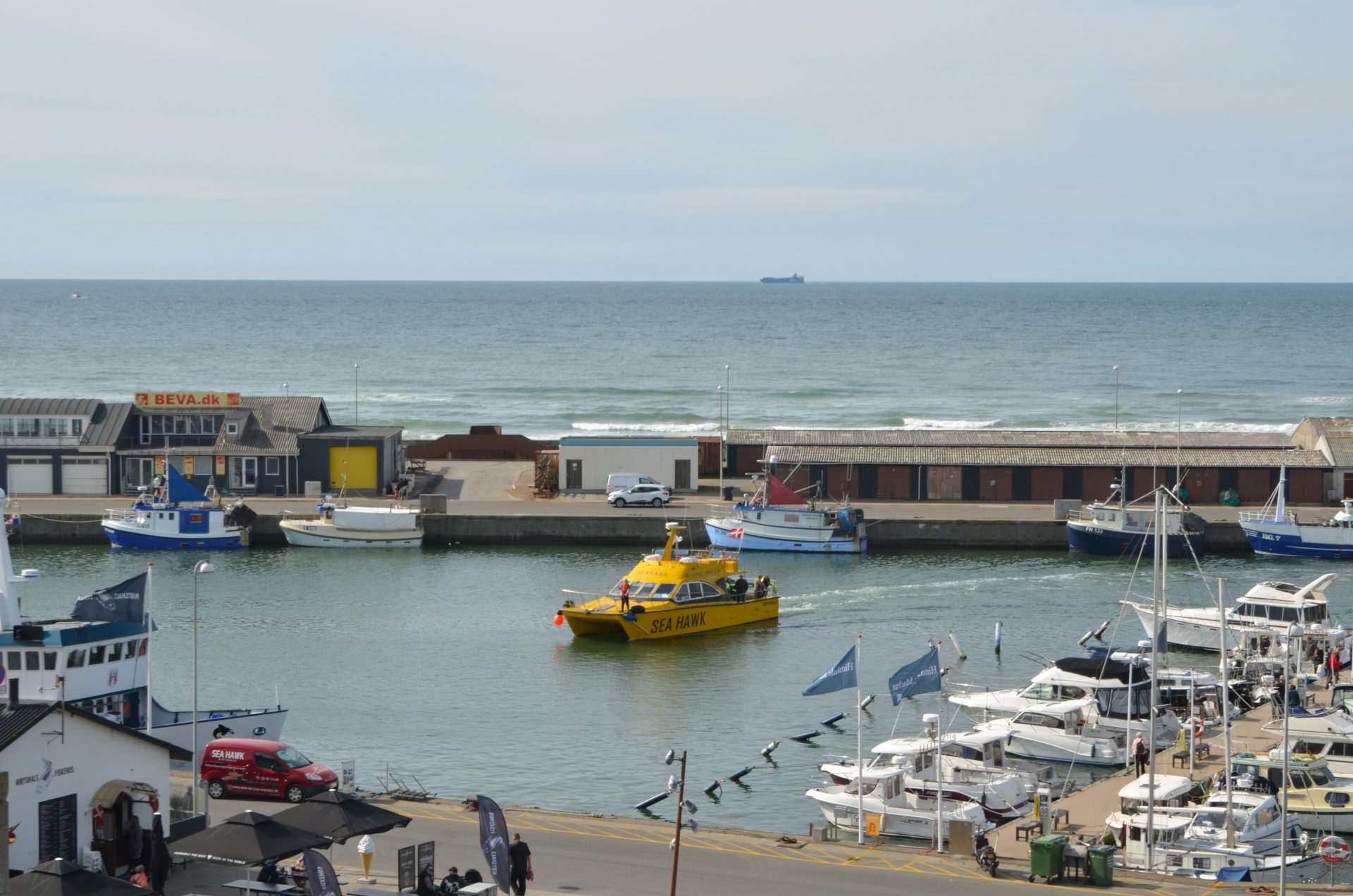 Der er mange muligheder for lystfiskeri i Hirtshals Havn