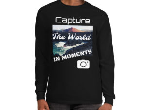 Herren-Langarmshirt Capture the World in Moments