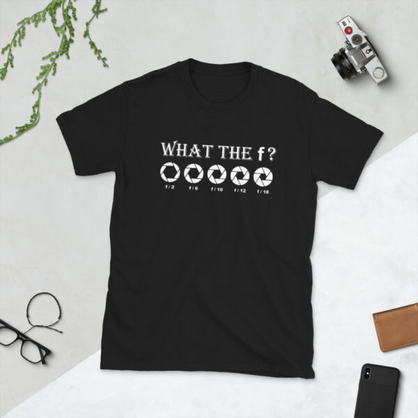 (WHAT THE f ?) Kurzärmeliges Unisex-T-Shirt