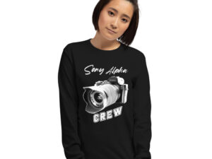 (SONY ALPHA CREW) Unisex -Langarmshirt