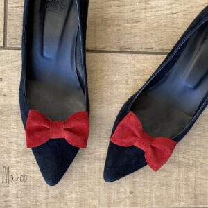 Røde sløjfe sko clips