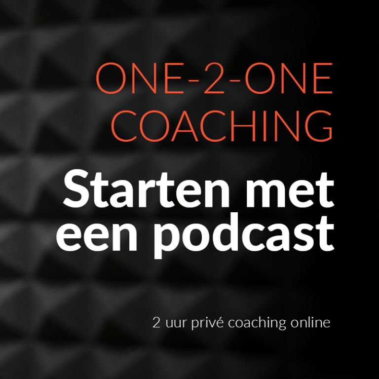 one-2-one coaching starten met een podcast