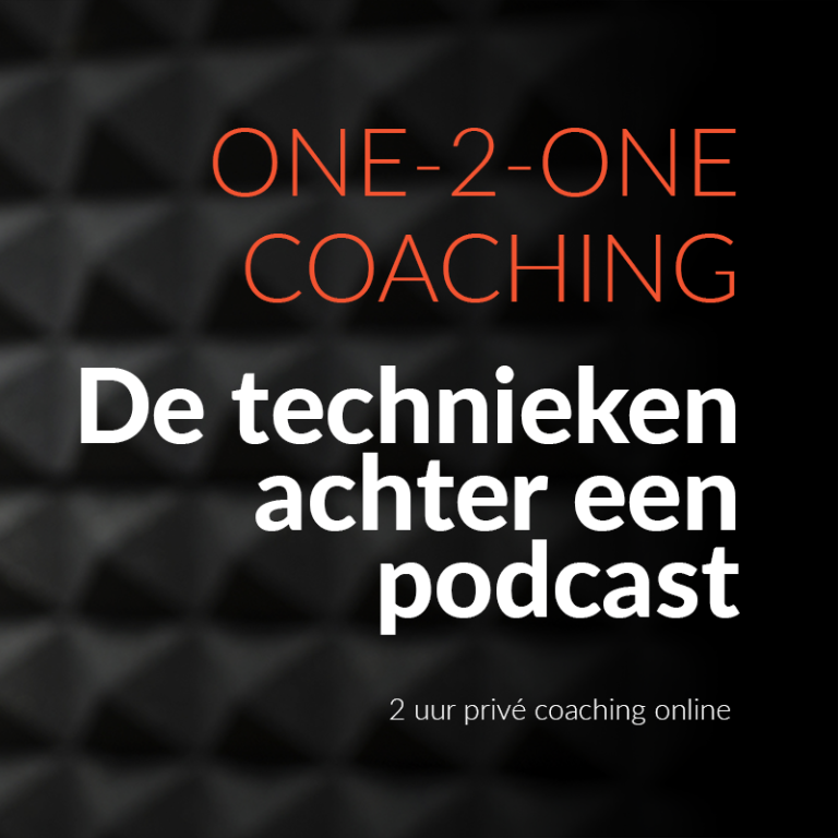 one-2-one coaching technieken achter een podcast