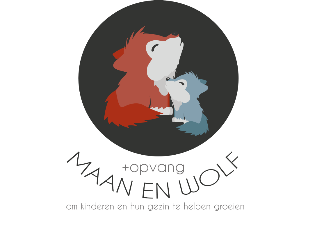 Maan en wolf