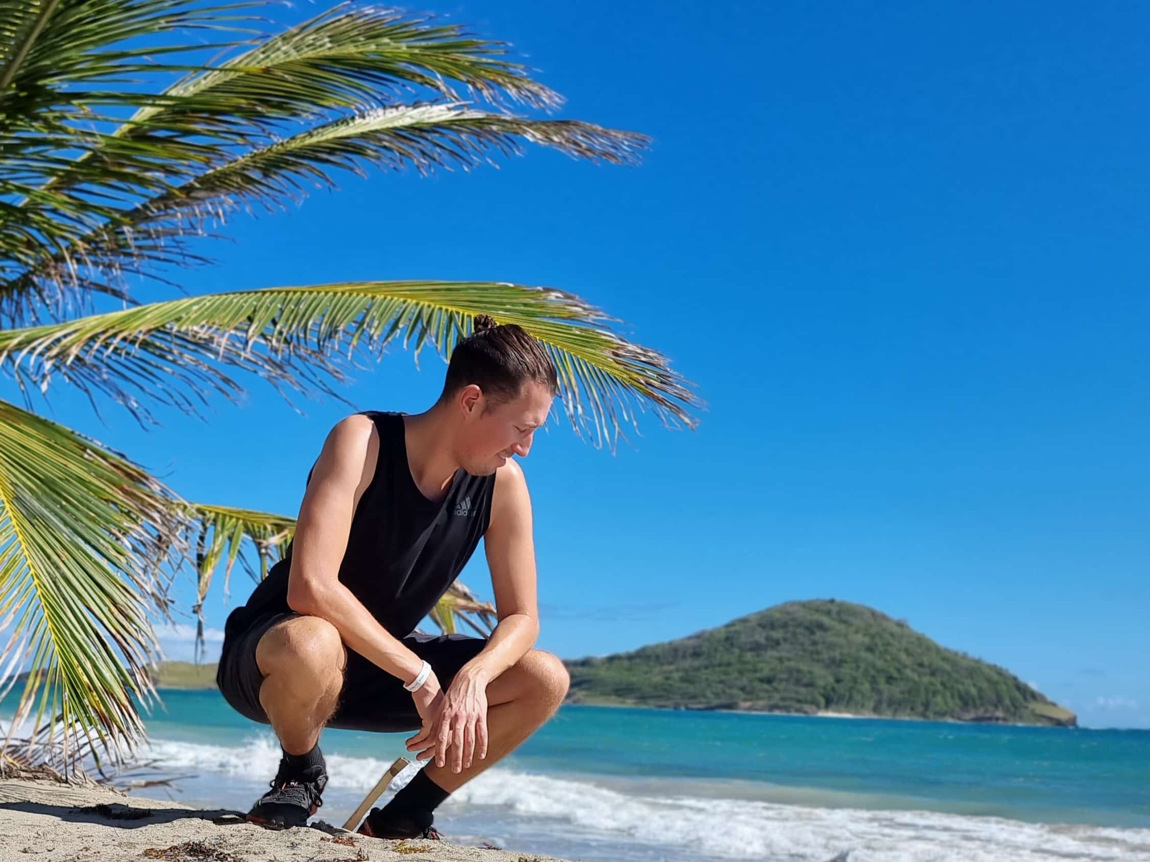 Anse Des Sables Beach in Vieux Fort