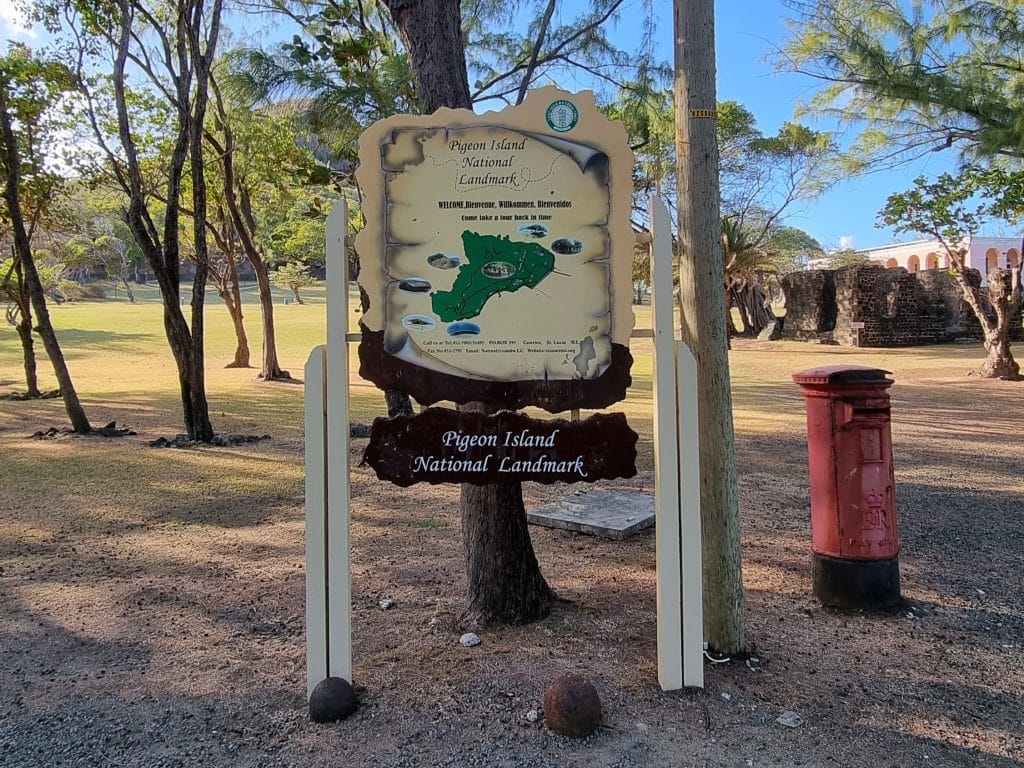 Pigeon Island in Gros Islet