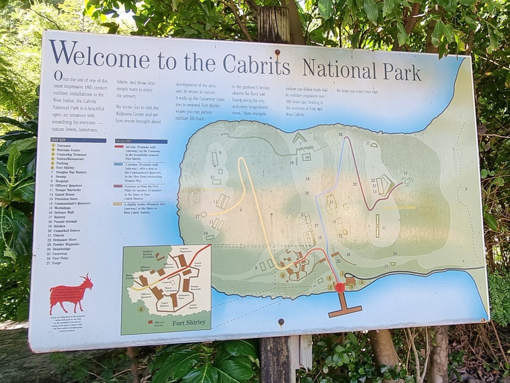 Map of Cabrits National Park