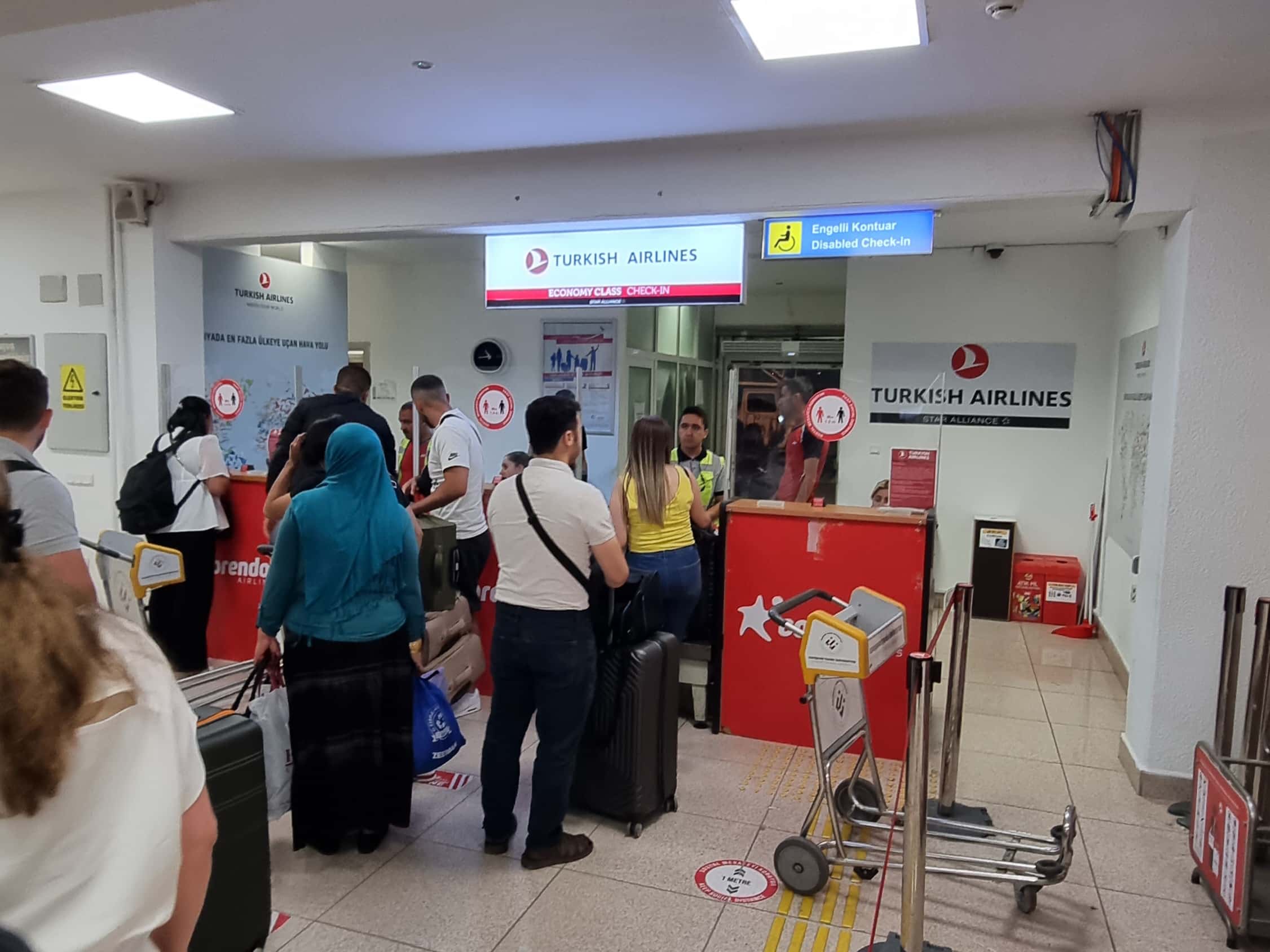 Check-in at Eskişehir Airport