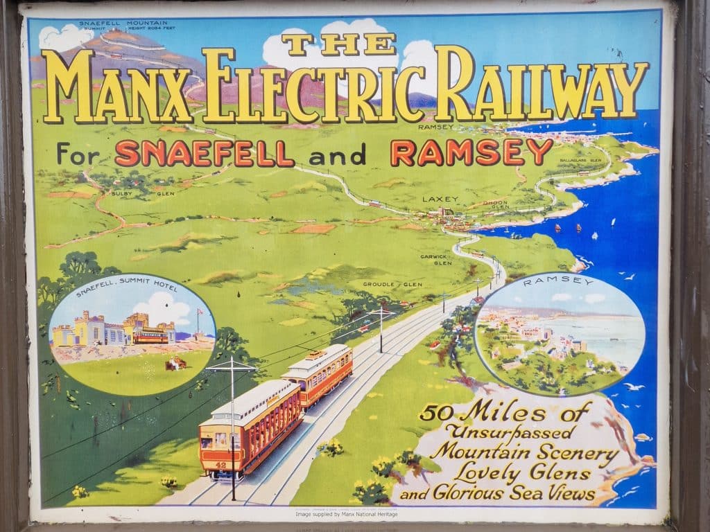 Isle of Man Railways Poster