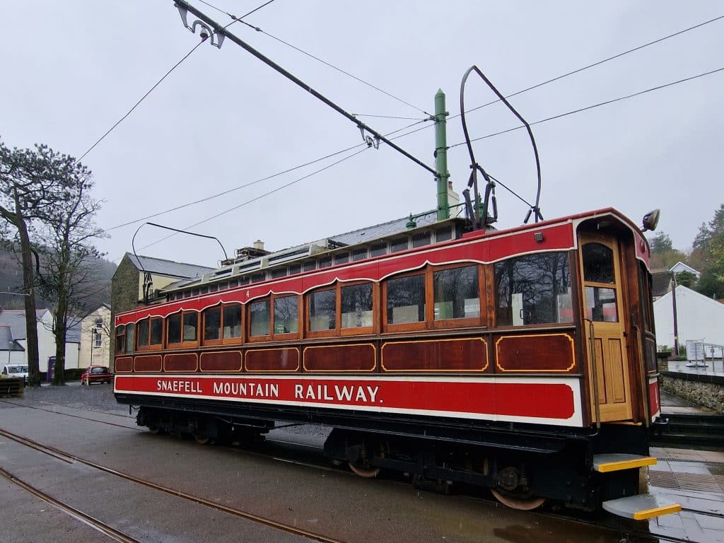Snaefell Mountain Railway in Laxey