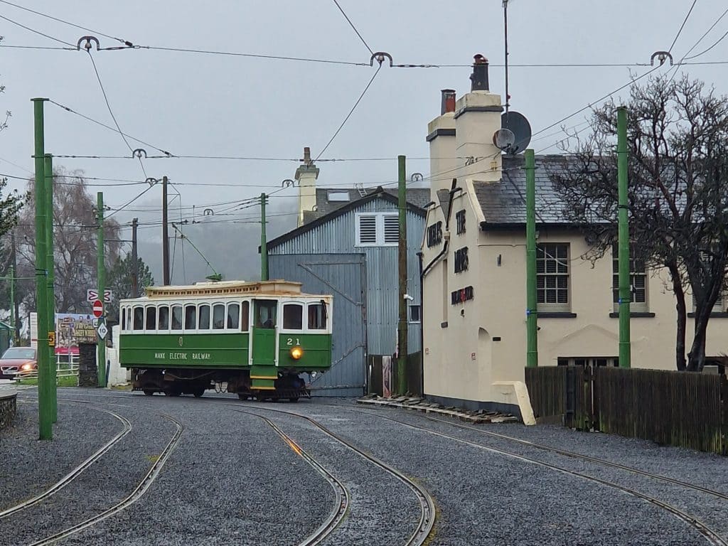 Manx Electric Railway at Laxey