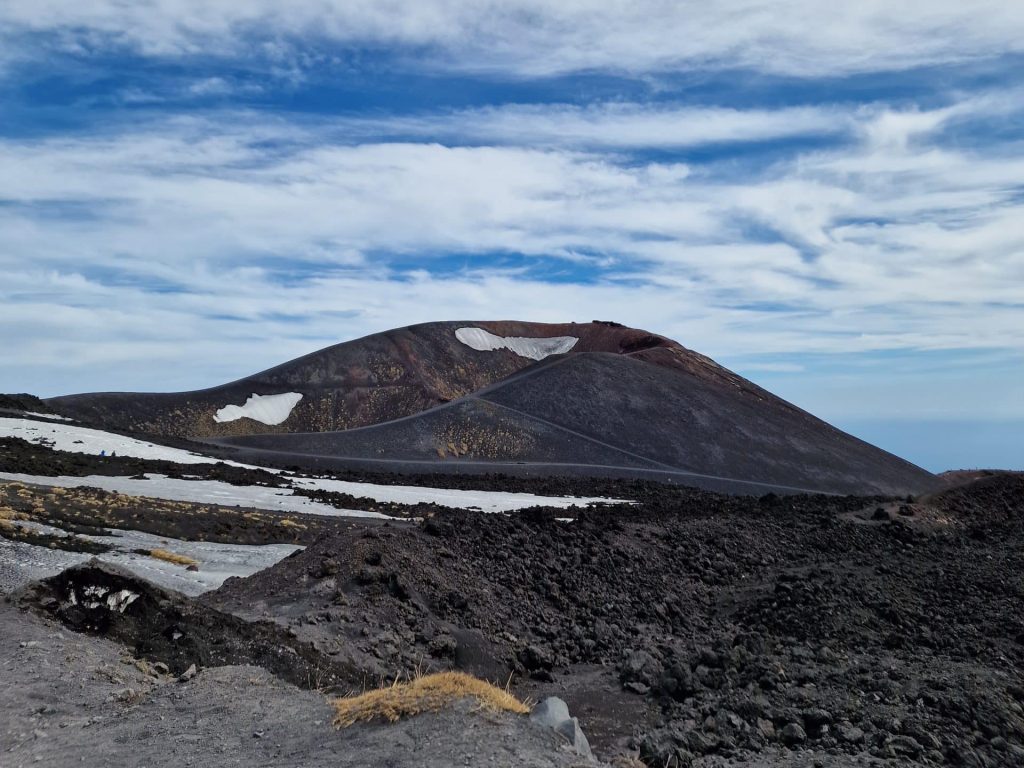 Crater on the Etna
