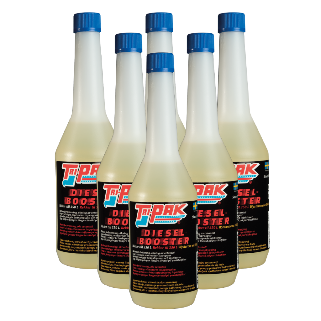 TriPak Diesel booster, 500ml 6pack måbroberg AB