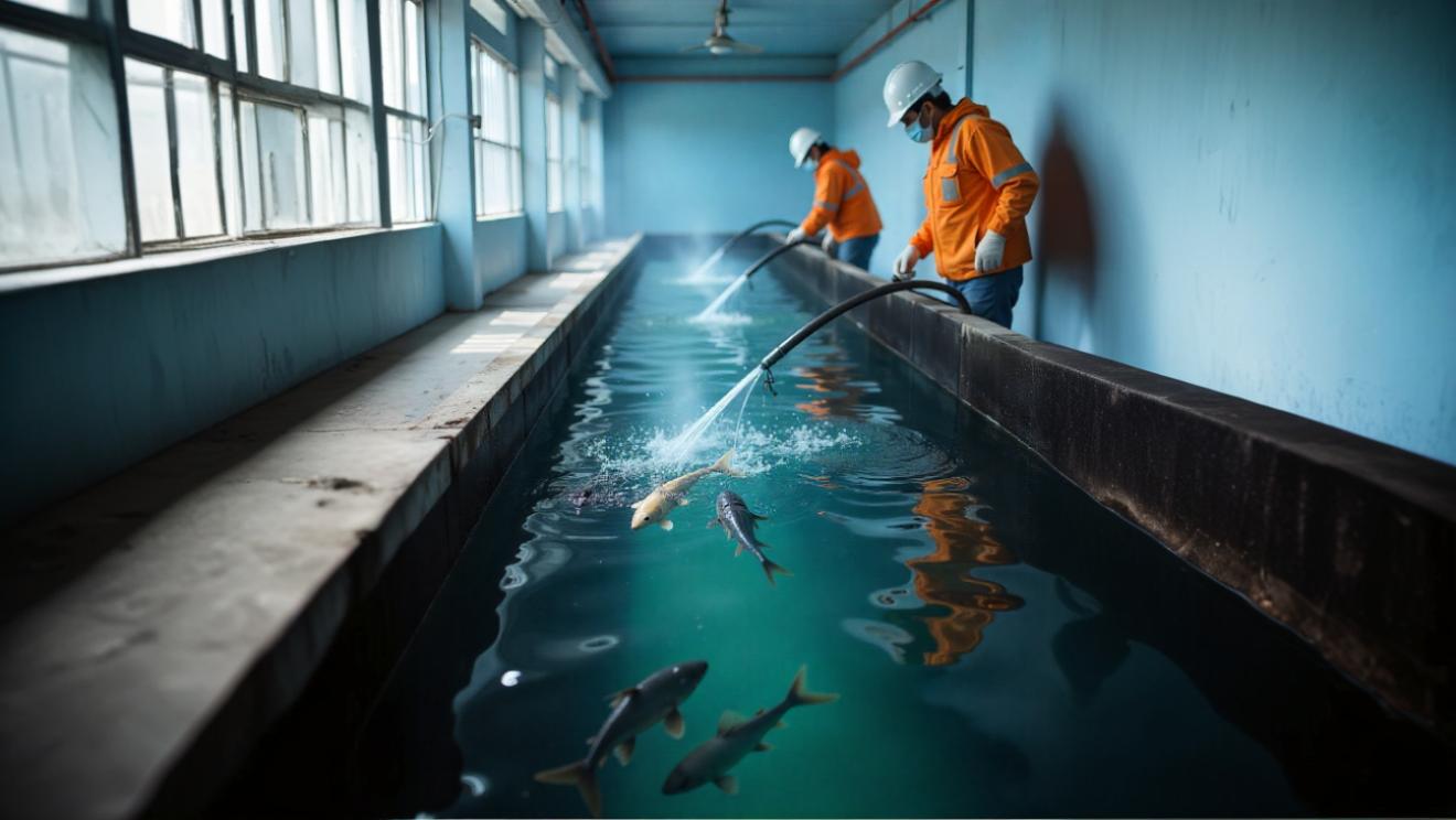 مشروع مزارع سمكية