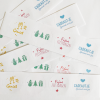 Set kerststickers