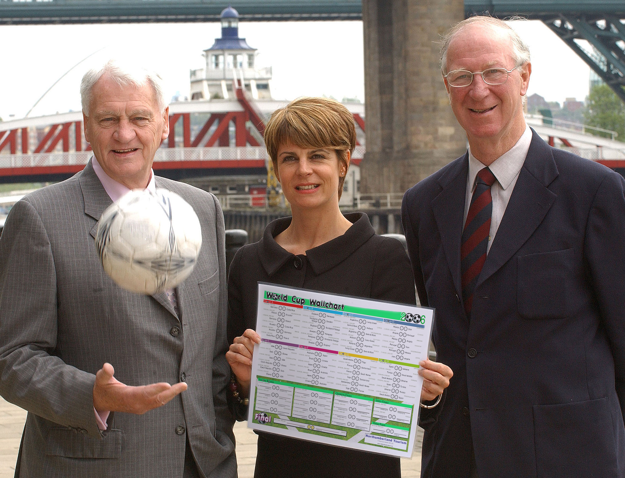 Bobby Robson and Jackie Charlton Wallchart