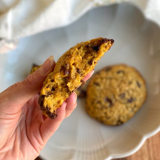 Græskar cookies med chokolade