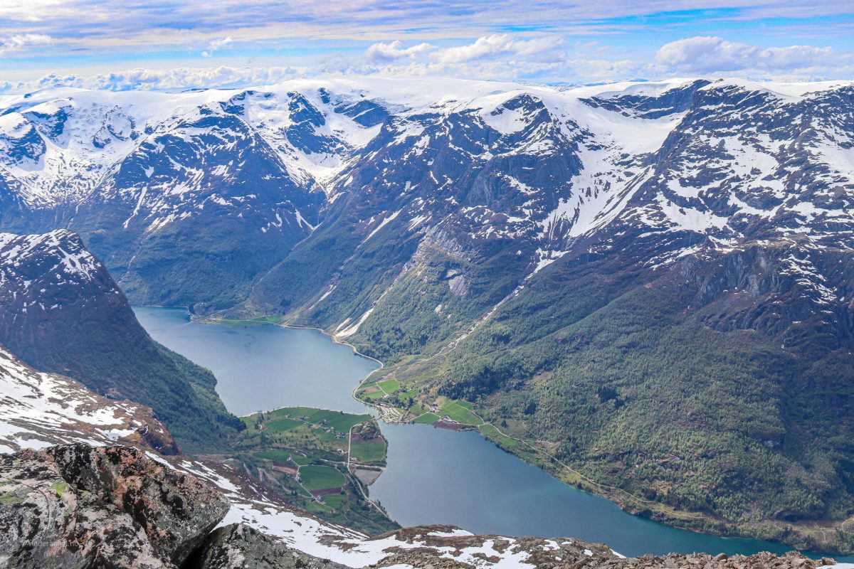 The Vally Oldedalen in Norway. Oldedalen
